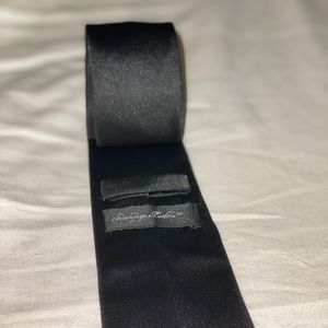 Tie (unknown brand) all black tie